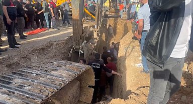 Şanlıurfa'da kanalizasyon çalışması sırasında göçük; 3 işçi toprak altında