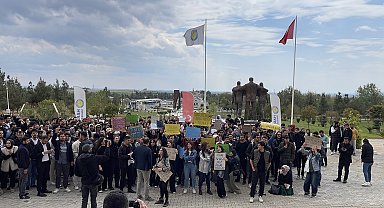 Şanlıurfa'da üniversite öğrencilerinden başıboş köpek eylemi