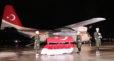 Şehit Tokyürek'in naaşı Erzurum'a getirildi