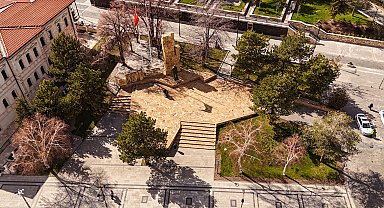 Sivas Kongresi ruhunu yansıtan anıtın çevresi yenileniyor