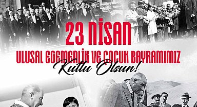 Spor camiasından 23 Nisan Ulusal Egemenlik ve Çocuk Bayramı mesajları