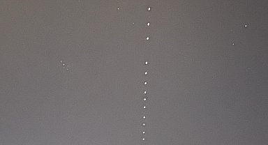 Starlink uydusu Adana semalarında görüntülendi