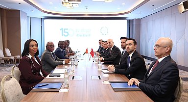 TBMM Başkanı Kurtulmuş, Fildişi Sahili Meclis Başkanı Bictogo ile görüştü