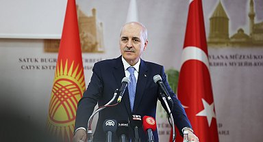 TBMM Başkanı Kurtulmuş, Kırgızistan-Türkiye Manas Üniversitesi'ni ziyaret etti