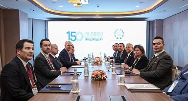 TBMM Başkanı Kurtulmuş, Mısır Temsilciler Meclisi Başkanı Gebali ile görüştü