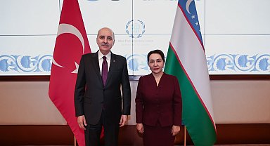 TBMM Başkanı Kurtulmuş, Özbekistan Ali Meclisi Senato Başkanı Narbayeva ile görüştü