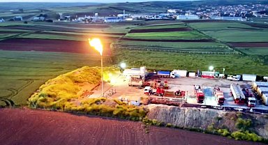 Tekirdağ'da 3'üncü doğal gaz kuyusunu açan firma, günlük 20 bin metreküp üretim yapacak