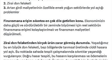 TOBB Başkanı Hisarcıklıoğlu: Reel sektörün finansmana erişimi kolaylaştırılmalı