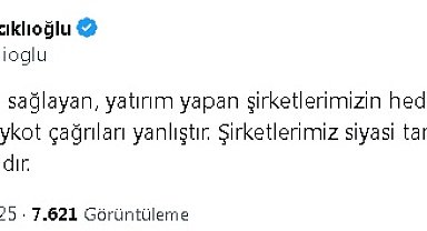 TOBB Başkanı Hisarcıoğlu'dan 'boykot' açıklaması