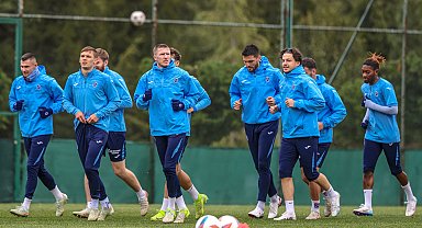 Trabzonspor'da Çaykur Rizespor mesaisi sürüyor