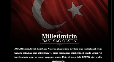 Trafik kazasına müdahale ederken TIR'ın çarptığı polis memuru, 5 gün sonra şehit oldu