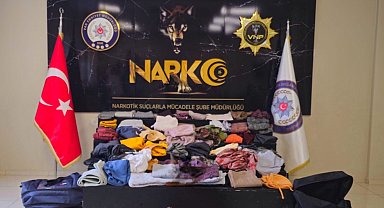 Yabancı uyruklu 2 kişi, havalimanında 32 kilo metamfetamin ile yakalandı