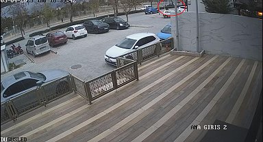 Yayanın öldüğü kaza kamerada