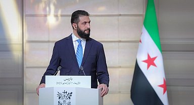 Ahmed Şara: Suriye'ye uygulanan yaptırımların devam etmesi için hiçbir gerekçe yok