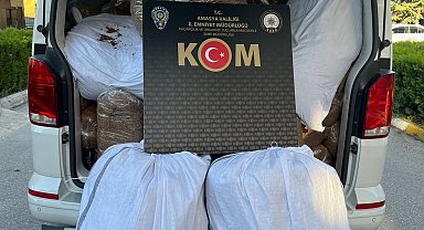 Amasya'da 1.2 ton kıyılmış tütün ele geçirildi; 1 gözaltı