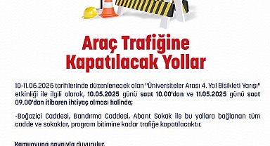 Ankara'da 'bisiklet yarışı' dolayısıyla bazı yollar trafiğe kapatılabilecek