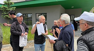 Ankara'da inşaat firması mağdurlarından eylem