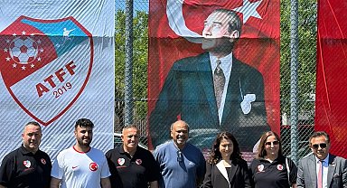 ATFF'nin 19 Mayıs'a özel futbolcu seçme etkinliği Stuttgart'ta düzenlendi