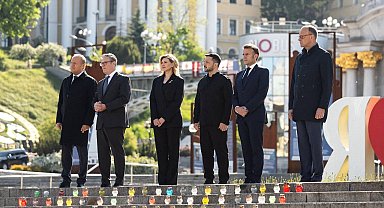 Avrupalı liderler Ukrayna'da