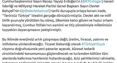 Bakan Bolat: Enerjimizi artık çatışmaya değil; üretim, ihracat, yatırım ve istihdama yönlendireceğiz