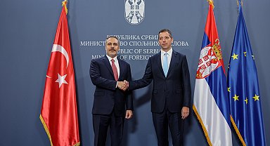 Bakan Fidan, Sırbistan Dışişleri Bakanı Duriç ile bir araya geldi