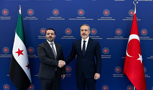 Bakan Fidan, Suriyeli mevkidaşı Şeybani ile görüştü