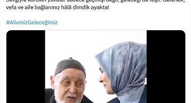 Bakan Göktaş'tan 70 yıllık evli Yılmaz çiftine ziyaret