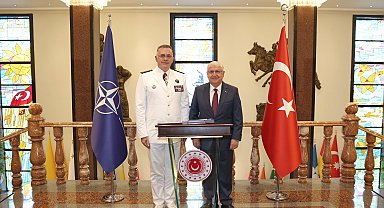 Bakan Güler, NATO Müttefik Dönüşüm Yüksek Komutanı Vandier'i kabul etti