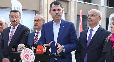 Bakan Kurum: Özgür Bey etrafına baksın yapılanları iyi görür