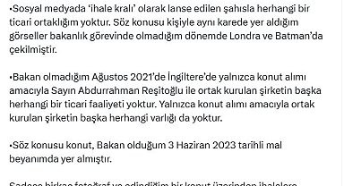 Bakan Şimşek: Hakkımdaki gerçek dışı haberleri kınıyorum