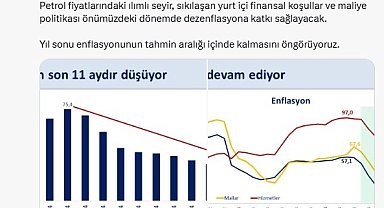 Bakan Şimşek: Yıllık enflasyon 11 aydır geriliyor