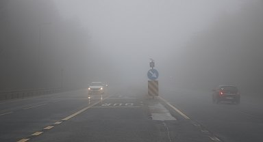 Bolu Dağı'nda yoğun sis
