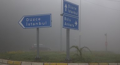 Bolu Dağı'nda yoğun sis