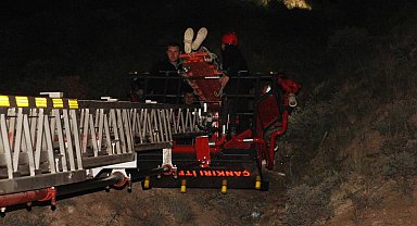 Çankırı'da uçuruma yuvarlanan kişi yaralandı