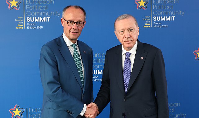 Cumhurbaşkanı Erdoğan, Almanya Başbakanı Merz ile görüştü