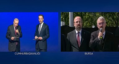 Cumhurbaşkanı Erdoğan Karacabey'e canlı bağlandı; Atares-2 RES açıldı