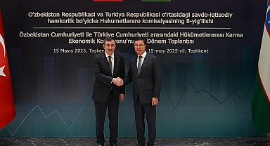 Cumhurbaşkanı Yardımcısı Yılmaz, Özbekistan Başbakan Yardımcısı Kuçkarov ile görüştü