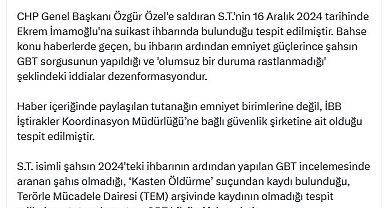 DMM: Özgür Özel'e saldıran kişinin GBT'sinin silindiği iddiaları doğru değil