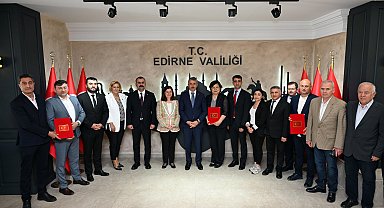 Edirne'de Uzunköprü Atatürk OSB için ilk imzalar atıldı