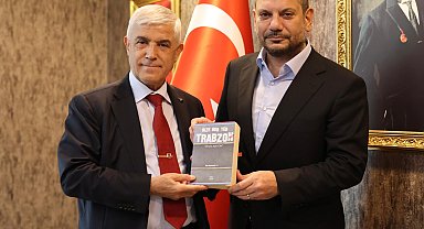 Emekli Orgeneral Arif Çetin, Başkan Ertuğrul Doğan'ı ziyaret etti