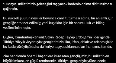 Fahrettin Altun'dan '19 Mayıs' mesajı