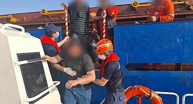 Fethiye açıklarındaki gemide yaralanan personel tıbbi müdahale için tahliye edildi