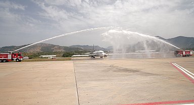 Gazipaşa-Alanya Havalimanı, Copenhagen Air Taxi'nin ilk uçuşunu karşıladı