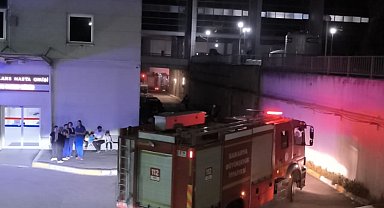 Hastanede çıkan yangın, kısa sürede söndürüldü