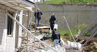 İnşaat halindeki binanın 2'nci katından düşen işçi yaralandı