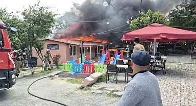 İstanbul- Avcılar'da restoranda yangın çıktı
