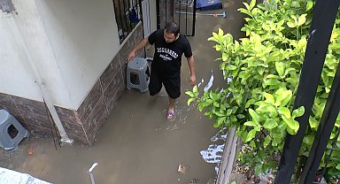 İstanbul- Bahçelievler'de binanın bodrum katındaki daireyi su bastı