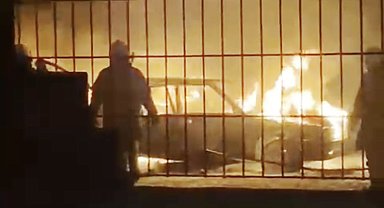 İstanbul- Fatih'te eşini tehdit edip ağabeyinin aracını yaktı