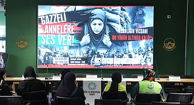 İstanbul - Göç ve Diaspora Vakfı'ndan Gazze'de yaşayan annelere destek çağrısı