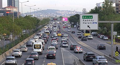 İstanbul - İstanbul'da trafik yoğunluğu yüzde 63